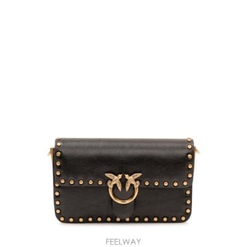 PINKO 26FW ���� ũ�ν��� 107345A2JG Z99Q NERO ANTIQUE GOLD26FW ���� ũ�ν��� 107345A2JG Z99Q NERO ANTIQUE GOLD