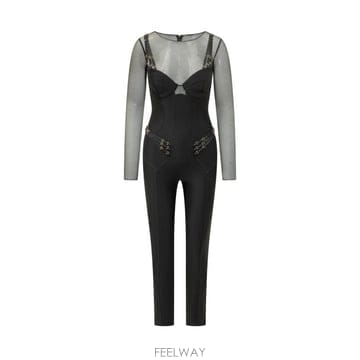 Elisabetta Franchi 26SS �����ں�Ÿ����ġ ���ǽ� TU05661E2 110 NERO26SS �����ں�Ÿ����ġ ���ǽ� TU05661E2 110 NERO