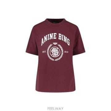 Anine Bing 26FW �ִϺ� ���� Ƽ���� A 08 12695 BGN28 FIG RED26FW �ִϺ� ���� Ƽ���� A 08 12695 BGN28 FIG RED