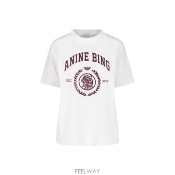 Anine Bing 26FW �ִϺ� ���� Ƽ���� A 08 12695 WKHA3 CREAM WHITE26FW �ִϺ� ���� Ƽ���� A 08 12695 WKHA3 CREAM WHITE