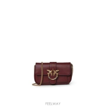 PINKO 26FW ���� ũ�ν��� 107072 A0F1WW5Q BURGUNDY26FW ���� ũ�ν��� 107072 A0F1WW5Q BURGUNDY