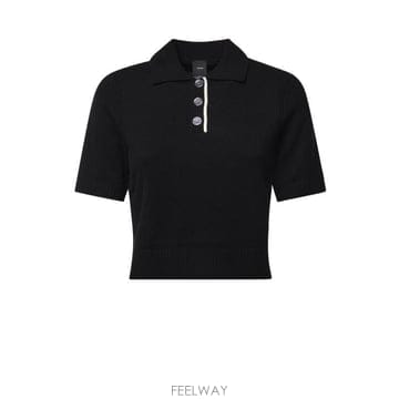 PINKO 26FW ���� ���� Ƽ���� 105450 A3G1Z99 BLACK26FW ���� ���� Ƽ���� 105450 A3G1Z99 BLACK