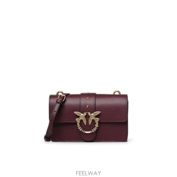 PINKO 26FW ���� ũ�ν��� 107071 A0F1WW5Q BURGUNDY26FW ���� ũ�ν��� 107071 A0F1WW5Q BURGUNDY
