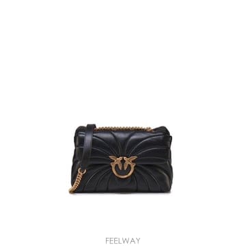 PINKO 26FW ���� ũ�ν��� 100038 A1EXZ99Q NERO ANTIQUE GOLD26FW ���� ũ�ν��� 100038 A1EXZ99Q NERO ANTIQUE GOLD