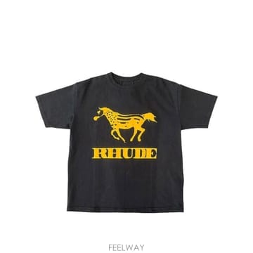 RHUDE 26FW ��� ���� Ƽ���� RHFW26TT04012 6185 NERO26FW ��� ���� Ƽ���� RHFW26TT04012 6185 NERO