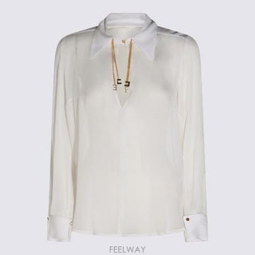 Elisabetta Franchi 26FW �����ں�Ÿ����ġ ����콺 CA19466E2 360 Avorio26FW �����ں�Ÿ����ġ ����콺 CA19466E2 360 Avorio