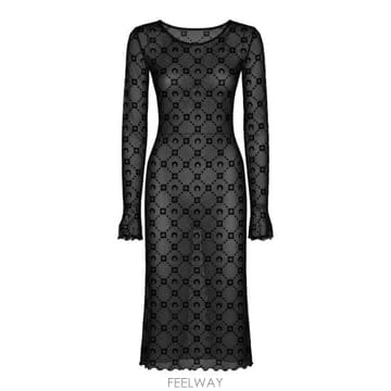 Marine Serre 26FW �������� �̵� ���ǽ� WDR528ACJER0005 BK99 BLACK26FW �������� �̵� ���ǽ� WDR528ACJER0005 BK99 BLACK