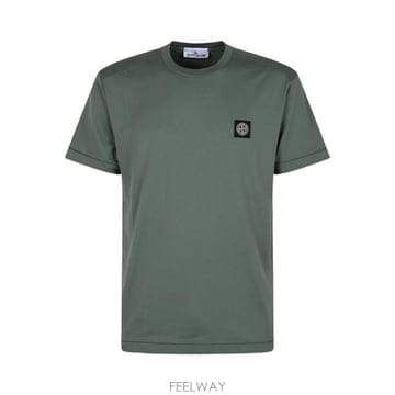 Stone Island 26FW ���� ���Ϸ��� �ΰ� ��ġ �ݼҸ� Ƽ���� 2100027 S0013V005T OCEAN GREEN26FW ���� ���Ϸ��� �ΰ� ��ġ �ݼҸ� Ƽ���� 2100027 S00