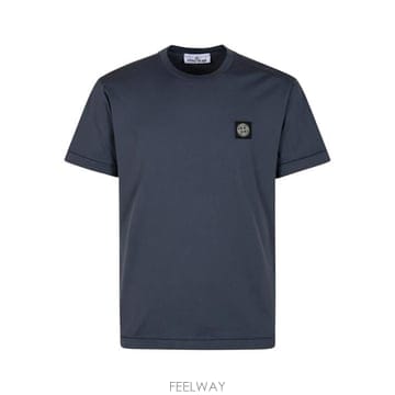 Stone Island 26FW ���� ���Ϸ��� �ΰ� ��ġ �ݼҸ� Ƽ���� 2100027 S0013V002E SLATE BLUE26FW ���� ���Ϸ��� �ΰ� ��ġ �ݼҸ� Ƽ���� 2100027 S00