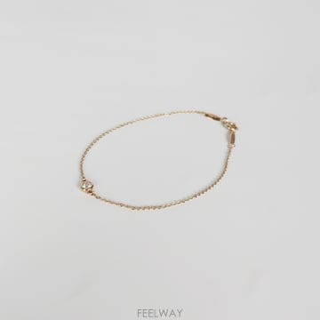 티파니 로즈골드&다이아 바이더야드 팔찌