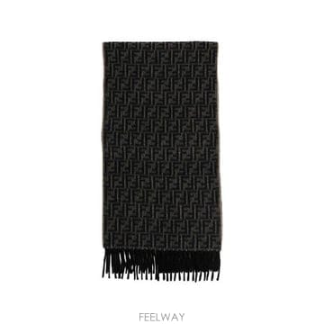 FENDI �׶�����Ÿ �ؿ� ��� ���� FF WOOL AND CASHMERE SCARF FXT184B1VZF0VAT�׶�����Ÿ �ؿ� ��� ���� FF WOOL AND CASHMERE SCARF F