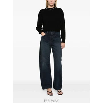 Alexander Wang �˷������ crystal embellished crew neck sweater 12371384140040 T�˷������ crystal embellished crew neck sweater 12371