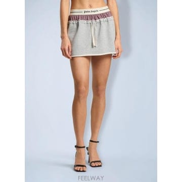 Palm Angels 26 FW �ʾ����� ���� Classic Logo Double Layered Skirt PAWCZ01F26FL26 FW �ʾ����� ���� Classic Logo Double Layered Skirt 