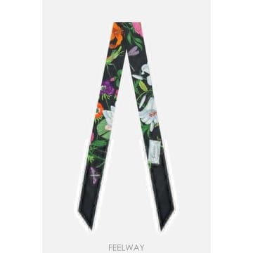 GUCCI [E32]���� 8747763G0011060 ���� ��ī�� ���÷� GUCCI silk ribbon with Gu[E32]���� 8747763G0011060 ���� ��ī�� ���÷� GUCCI sil