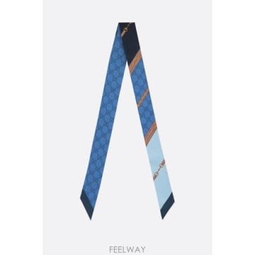 GUCCI [E32]���� 7910083G0014768 ���� ��ī�� ���÷� GUCCI silk ribbon with eq[E32]���� 7910083G0014768 ���� ��ī�� ���÷� GUCCI sil
