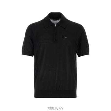 PRADA [X45]����� UMF392SOOO18DY F0002 ���� ������ ��Ʈ ����� Black wool polo[X45]����� UMF392SOOO18DY F0002 ���� ������ ��Ʈ ����