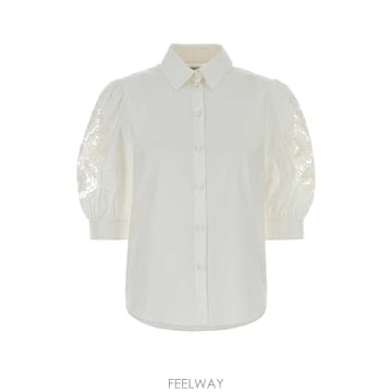 Valentino [X45]�߷�Ƽ�� ����ٴ� 9B3AA0H65A6 001 ���� ���� ���� ����콺 White poplin sh[X45]�߷�Ƽ�� ����ٴ� 9B3AA0H65A6 001 ���� ���� ���� 