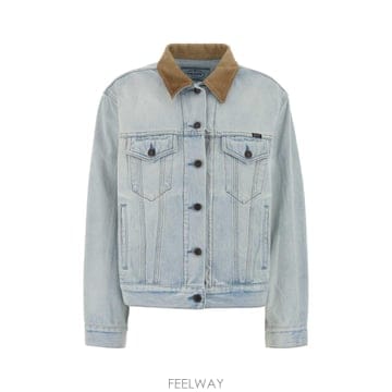PRADA [X45]����� GFB350SOOO1956 F0V3N ���� ���� ����Ʈ �ٿ��Ʈ ���� Denim jacke[X45]����� GFB350SOOO1956 F0V3N ���� ���� ����Ʈ �ٿ�