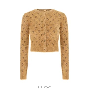 Marine Serre [W63]�������� WCA008ACKNI0549 BG20 ���� ������ ��Ʈ ����� Cardigan in mis[W63]�������� WCA008ACKNI0549 BG20 ���� ������ ��Ʈ ��
