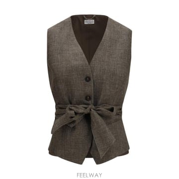 Brunello Cucinelli [K68]���ڷ� ��ġ�ڸ� MQ194B3D06 C031 ���� �������� ����Ʈ ���� Belted Linen V[K68]���ڷ� ��ġ�ڸ� MQ194B3D06 C031 ���� �������� 