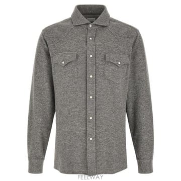 Brunello Cucinelli 26FW ���ڷ� ��ġ�ڸ� Grey Western ���� MM840KC01C8469 TP58048306926FW ���ڷ� ��ġ�ڸ� Grey Western ���� MM840KC01C846