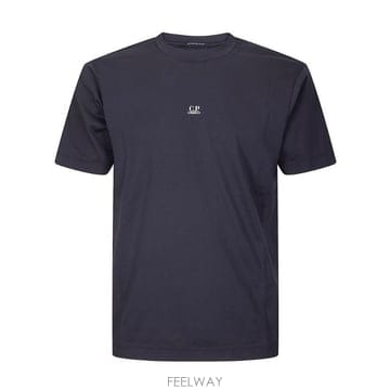 C P  컴퍼니 로고 프린트 크루넥 티셔츠 20CMTS114A006374G 999 TP980333799