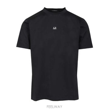 C P  컴퍼니 로고 프린트 크루넥 티셔츠 20CMTS114A006374G 888 TP980333712