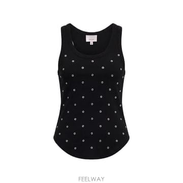 | Other Brand | 26 FW Cinq A Sept Quenta grommet embellished tank top ZT131126 FW Cinq A Sept Quenta grommet embellished tank top 
