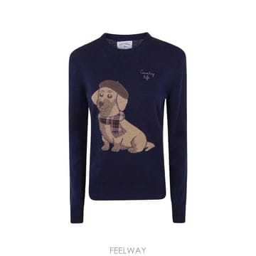 | Other Brand | 26 FW MC2 Saint Barth dog patch wool sweater QUE001 TP46041226 FW MC2 Saint Barth dog patch wool sweater QUE001 TP