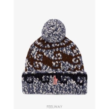 26 FW 몽클레어 그레노블 폼폼 인타르시아 니트 비니 L20983B00003N1208 TP460354661