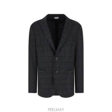 | Other Brand | 26 FW Boglioli check pattern notched lapels blazer N1302EFB526 FW Boglioli check pattern notched lapels blazer N13