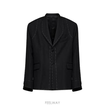 | Other Brand | 26 FW Costumein Arun contrast stitch virgin wool blazer ARUN26 FW Costumein Arun contrast stitch virgin wool blaze