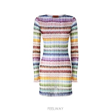 Missoni 26 FW �̽�� ������� ��Ʈ ��Ҹ� ��ġ �巹�� MC22SL00BR015Z TP46037321426 FW �̽�� ������� ��Ʈ ��Ҹ� ��ġ �巹�� MC22SL00