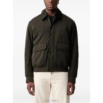 Armani 26 FW Armani Exchange corduroy collar bomber jacket XM00334326 FW Armani Exchange corduroy collar bomber jacket XM