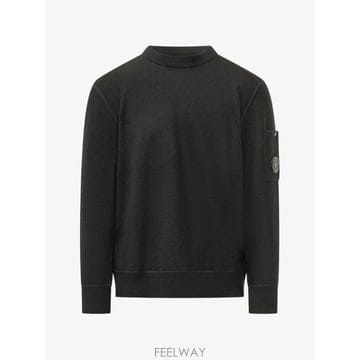 26 FW CP컴퍼니 메리노 울 펠트 렌즈 하프 지퍼 스웨터 21CMKN225A110468A999 TP460