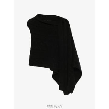 26 FW 에르마노설비노 비대칭 케이블 니트 케이프 D495D705YUT TP460371497