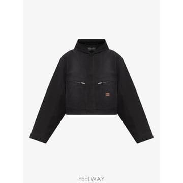 26 FW 발렌시아가 후드 집업 포켓 크롭 재킷 839086TQP13 TP460382144