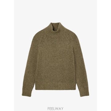 26 FW MC2 Saint Barth 밀리터리 그린 메간 도네갈 터틀 넥 울 혼방 니트 스웨터 MEH004