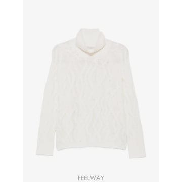 26 FW Antonelli 아카디아 케이블 니트 터틀넥 스웨터 41831R016541 TP460403355