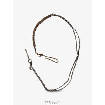 | Other Brand | 26 FW Ziggy Chen braided leather chain wallet strap 0M26370026 FW Ziggy Chen braided leather chain wallet strap 0M