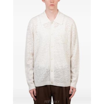 | Other Brand | 26 FW Drole De Monsieur pointelle knit polo shirt MCA190WO0526 FW Drole De Monsieur pointelle knit polo shirt MCA1
