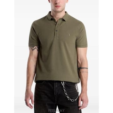 | Other Brand | 26 FW AllSaints logo embroidered short sleeve polo shirt M0726 FW AllSaints logo embroidered short sleeve polo shi