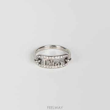 디올 크리스탈 장식 링크 반지 XS(10호) R3092WOMCY