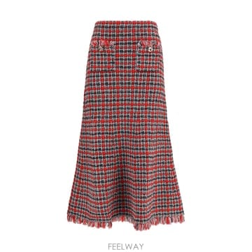 [B1] 셀프포트레이트 AW26146MSKR 스커트 치마 여성 AW26146MSKRRED