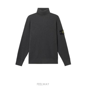 (해외배송) 스톤아일랜드 Stone Island 로고 패치 터틀넥 스웨터 K2S155100052S00C2