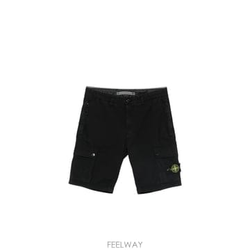 인더샵 STONE ISLAND 스톤아일랜드 블랙 쇼츠