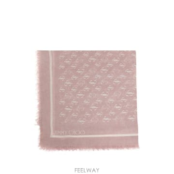 Jimmy Choo ���Ϲ�� ������ monogram print frayed scarf���Ϲ�� ������ monogram print frayed scarf