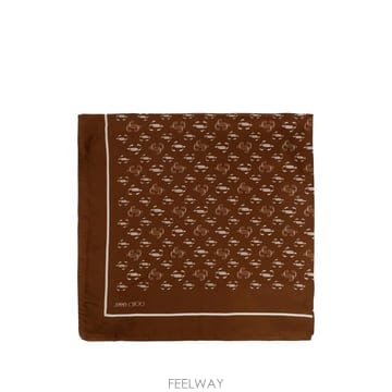 Jimmy Choo ���Ϲ�� ������ monogram print silk scarf���Ϲ�� ������ monogram print silk scarf