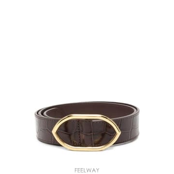 Jacquemus ���Ϲ�� ��ũ���� Calisson croc effect leather belt���Ϲ�� ��ũ���� Calisson croc effect leather belt