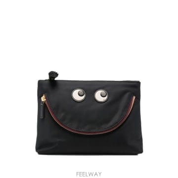 Anya Hindmarch 27SS �Ⱦ����帶ġ Ŭ��ġ �Ŀ�ġ 214698 SS270295 BLACK27SS �Ⱦ����帶ġ Ŭ��ġ �Ŀ�ġ 214698 SS270295 BLACK